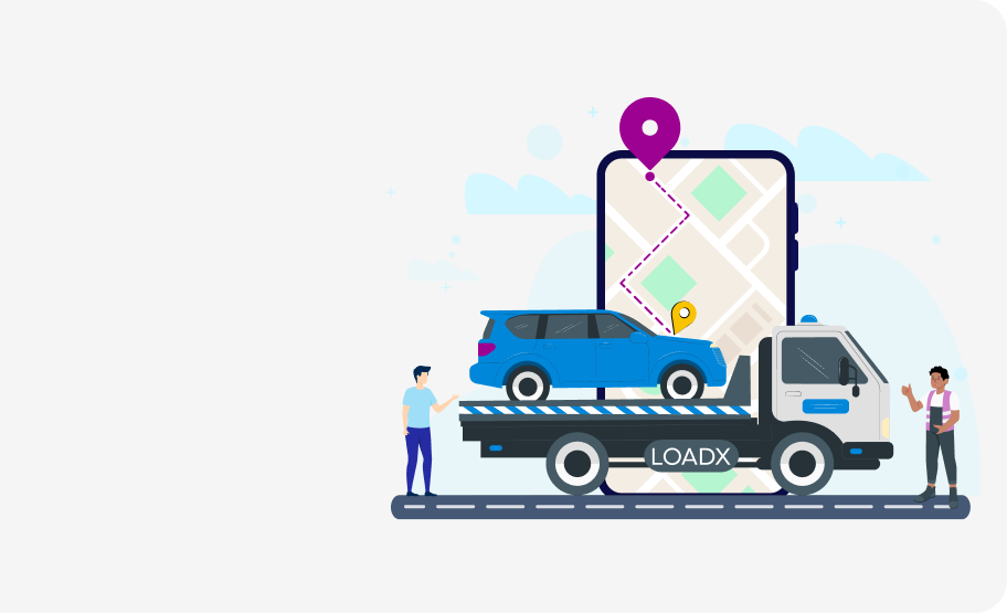 Truck and Map